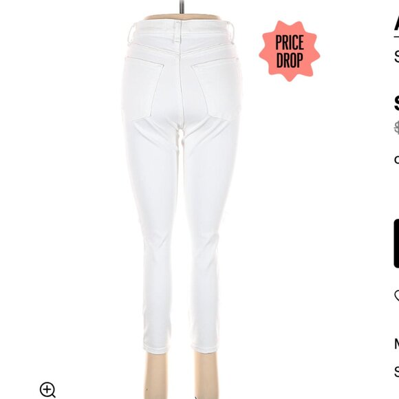 White abercrombie and fitch jeans - Picture 2 of 2